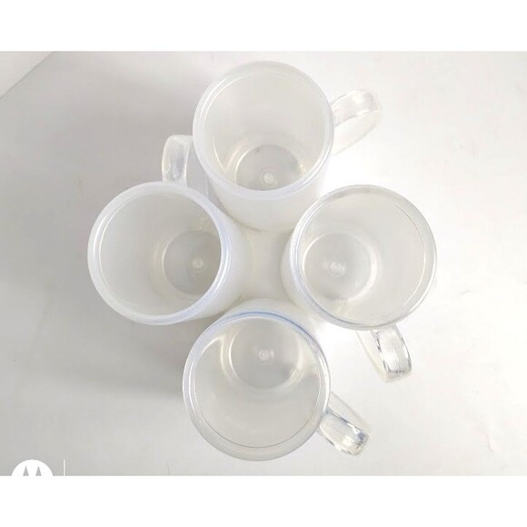 Set Of 4 Freezer Mugs for Drinks Cold Beer Water Soda Pop Freeze 16 oz - Picture 2 of 6